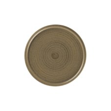 RAK Porcelain Ease selva talíř mělký pr. 23,8 cm, tmavě hnědý