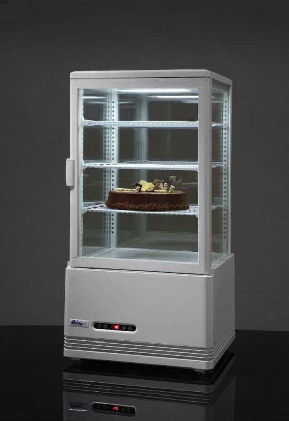 Chlazená skříň displeje, 68 l, Arktic, bílá, 230V/170W, 444x397x(H)875mm