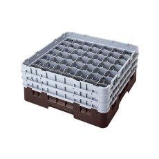 Cambro Koš Camrack 49 pozic, výška sklenice 17,4 cm - Hnědá