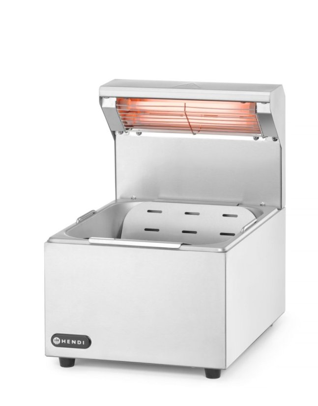 Ohřívač hranolek, HENDI, GN 1/2, 220-240V/400W, 357x267x(H)376mm