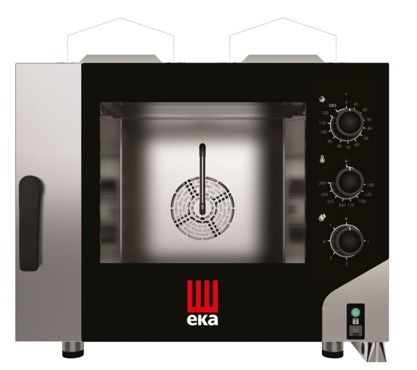 Konvektomat Millennial Smart Bakery, 4x600x400 mm - ovládaná elektromechanicky, plynová, Tecnoeka, 230V/300W, 9,3kW, 850x1041x(H)801mm Konvektomat Millennial Smart Bakery, 4x600x400 mm - ovládaná elektromechanicky, plynová, Tecnoeka, 230V/300W, 9,3kW, 850x1041x(H)801mm