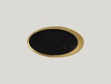 RAK Porcelain RAK Antic oválný podšálek pro MAGICU23/MAGICU09, zlatý | RAK-MAGISA29GB