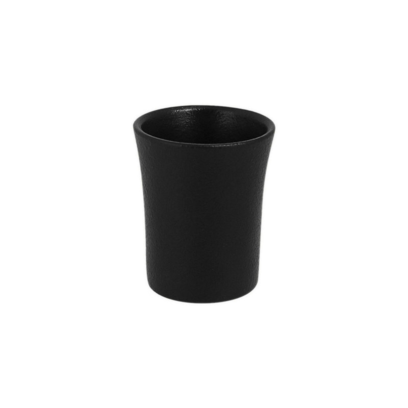 RAK Porcelain RAK Šálek bez ucha 9 cl, černá | RAK-NFSPCU09BK