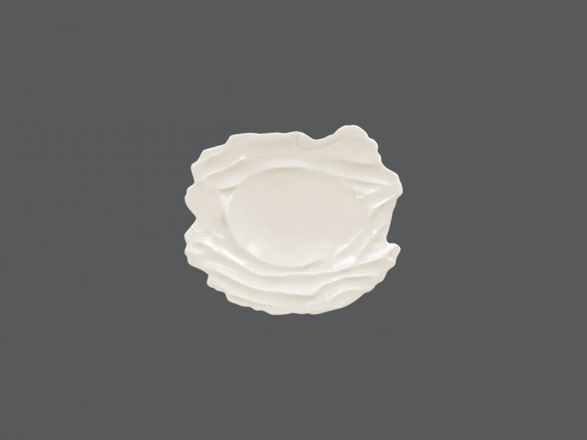 RAK Porcelain RAK Talíř reliéfní mělký 20 × 27 cm – bílá | RAK-STEP20
