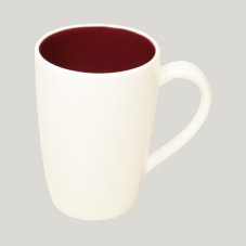RAK Porcelain RAK Samba hrnek flora 26 cl, červená | RAK-BAMG26PD1