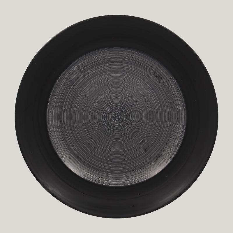 RAK Porcelain RAK Trinidad talíř mělký pr. 31 cm, šedý | RAK-TRCLFP31BG