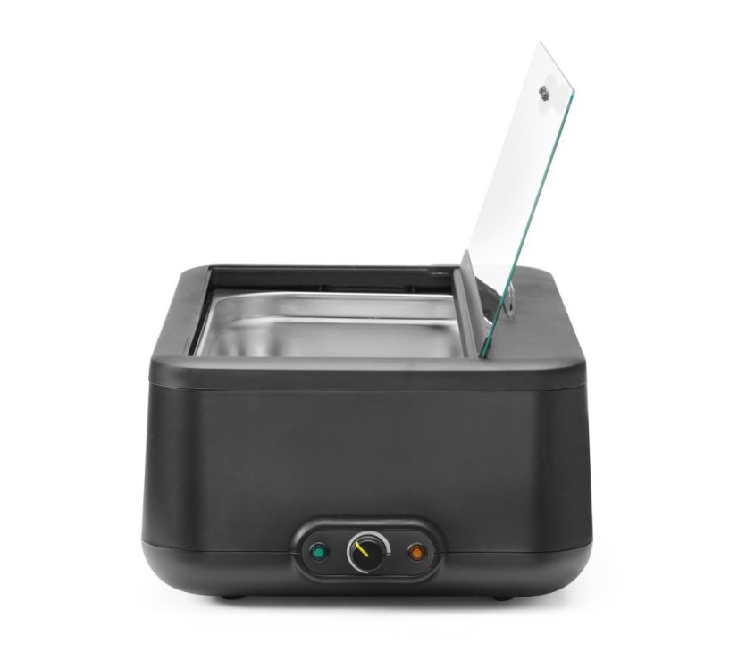 Chafing dish UNIQ, analogové ovládání, HENDI, GN 1/1, Černá, 230V/700W, 627x398x(H)248mm