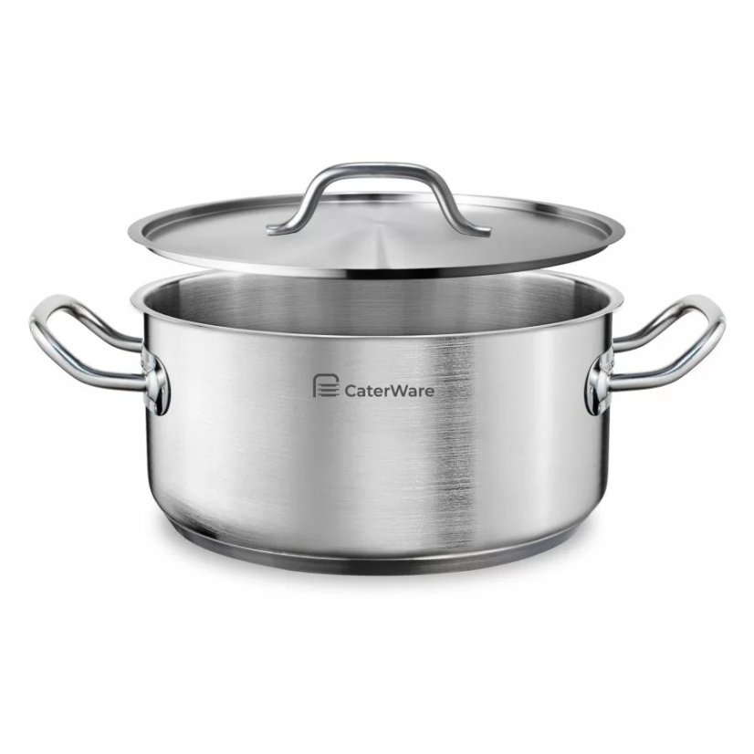 Kastrol nízký CaterWare, nerez. 5 l, pr. 24 cm
