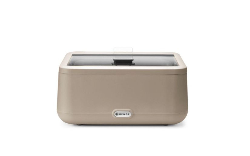 Chafing dish UNIQ, HENDI, designed by Robert Bronwasser, GN 2/3, Béžová, 230V/500W, 433x403x(H)248mm