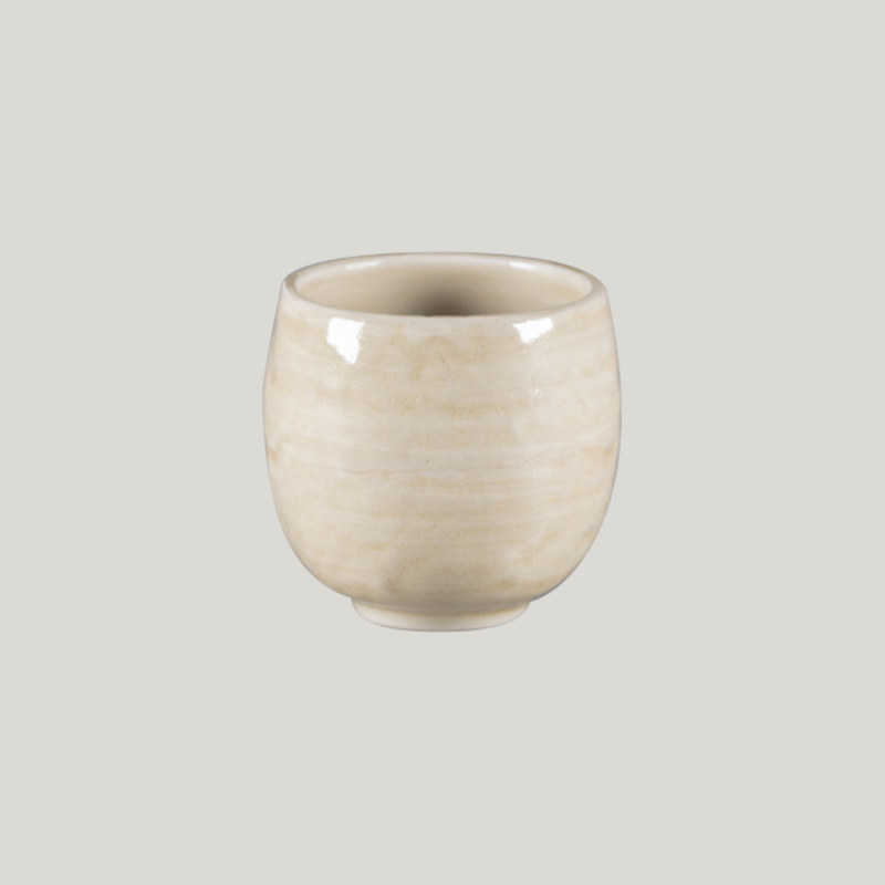 RAK Porcelain Krush šálek bez ucha 10 cl, béžový