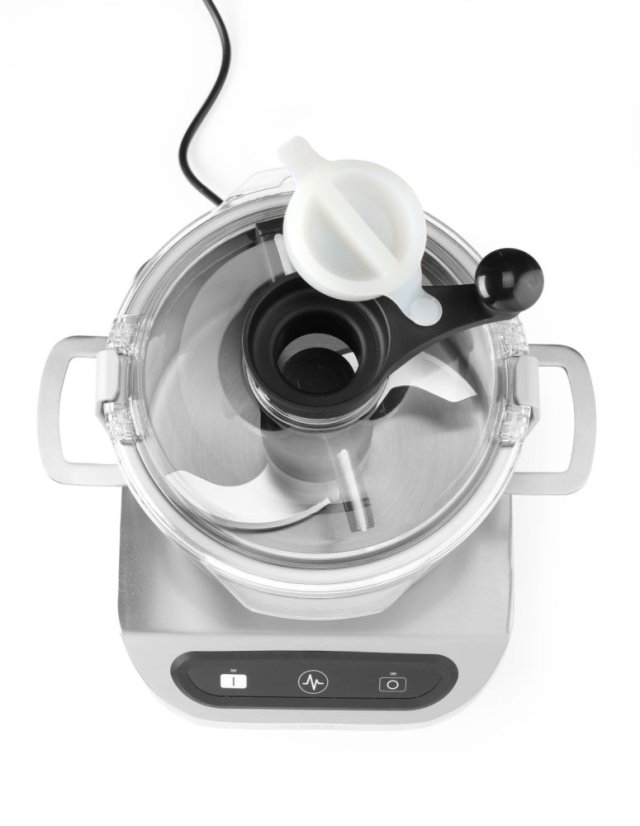 Elektrický kráječ do mísy, HENDI, Profi Line, 5 kg, Stříbrná, 230V/800W, 377x350x(H)520mm