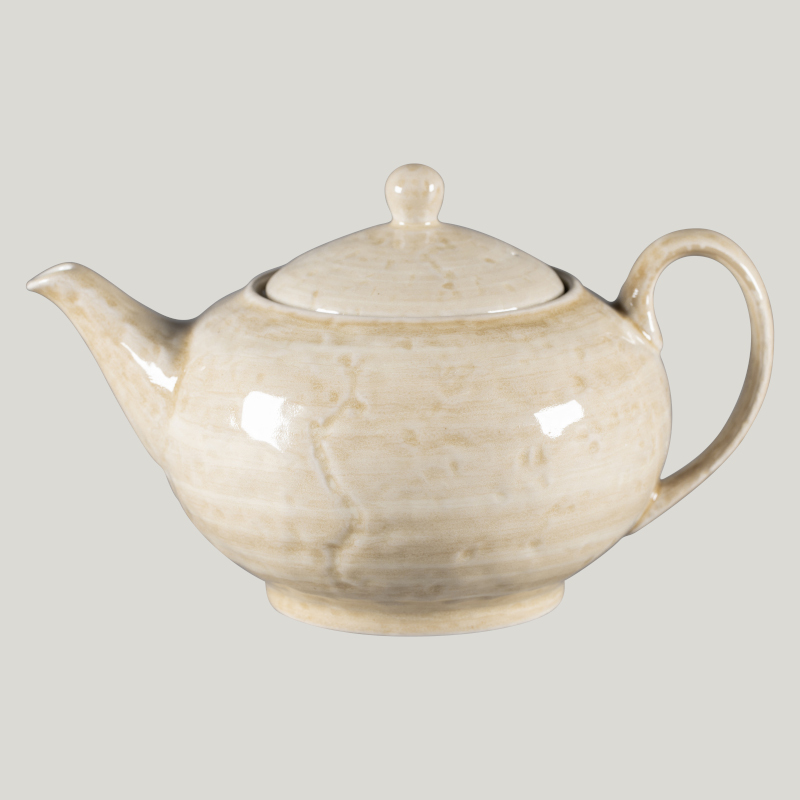 RAK Porcelain Krush konvička s víkem 120 cl, béžová