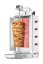 Plynový kebab gril, HENDI, Profi Line, 230V/16W, 13kW, 735x745x(H)1110mm