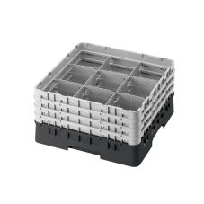 Cambro Koš Camrack 9 pozic, výška sklenice 25,8 cm - Černá