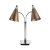 TOMGAST T-Collection ohřívací lampa dvojitá flexibilní, bronzová, 230 V