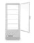 Chlazená skříň displeje, 98 l, Arktic, bílá, 230V/210W, 444x397x(H)1100mm