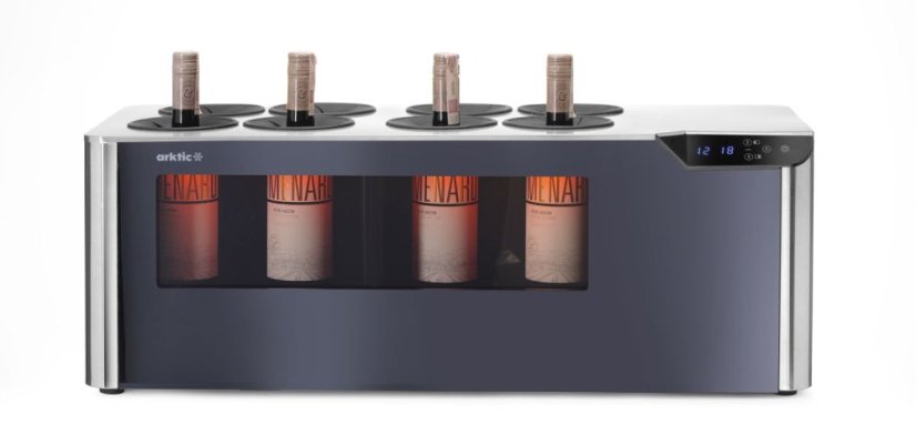 Pultová chladnička na víno dvouzónová, Cellar, Arktic, Černá, 230V/60W, 350x800x(H)293mm