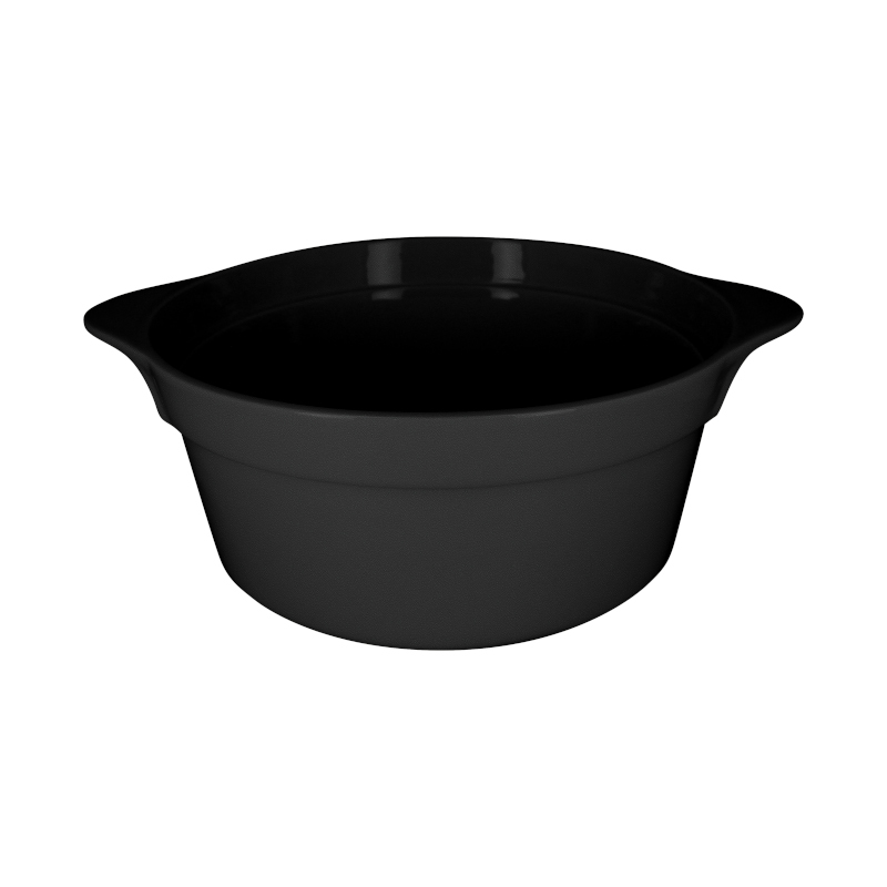 RAK Porcelain RAK Chef's Fusion hrnec pr. 28 cm, černý | RAK-CFRD28BKBD
