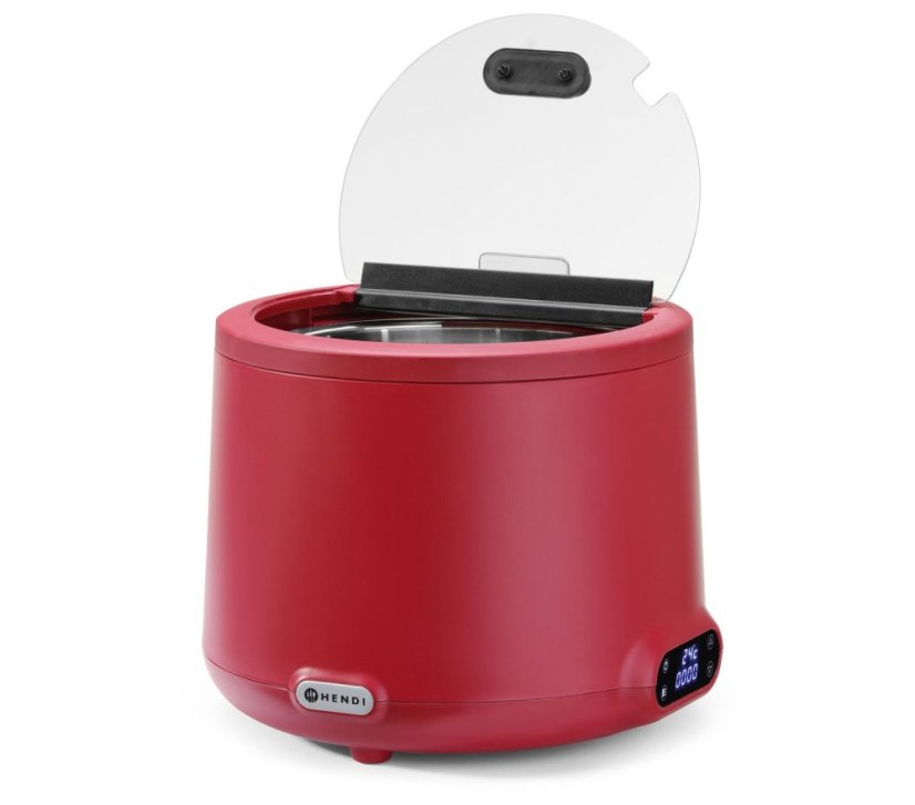 Kotlik na polévku UNIQ, HENDI, designed by Robert Bronwasser, 8L, Červená, 230V/500W, ⌀365x(H)325mm
