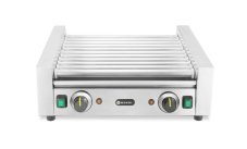 Rolovací gril na klobásy, 2 zóny, HENDI, Stříbrná, 230V/980W, 566x527x(H)192mm, Obdélníkové