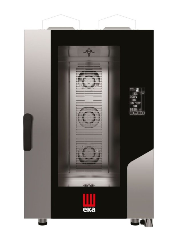 Konvektomat Millennial Black Mask Gastro 11x GN 1/1 - elektronicky ovládaná, plynová, Tecnoeka, 230V/700W, 17500kW, 730x849x(H)1231mm Konvektomat Millennial Black Mask Gastro 11x GN 1/1 - elektronicky ovládaná, plynová, Tecnoeka, 230V/700W, 17500kW, 730x849x(H)1231mm