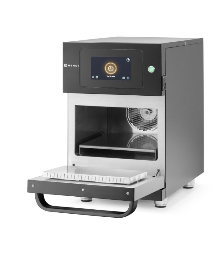 Vysokorychlostní pec CombiTurbo, HENDI, Černá, 230V/3500W, 380x663x(H)619mm