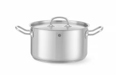Střední hrnec s pokličkou, HENDI, Kitchen Line, 6L, ⌀240x(H)135mm