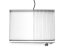 Mřížka s polovičním žebrováním, HENDI, Kitchen Line, 230V/2400W, 527x404x(H)233mm