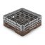 Cambro Koš Camrack 16 pozic, výška sklenice 25,8 cm - Hnědá