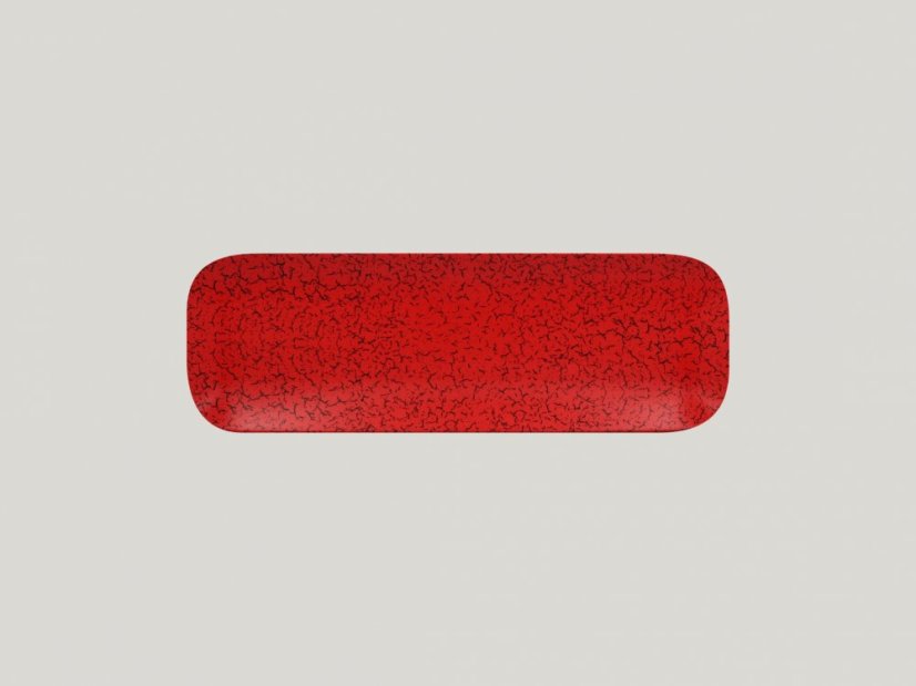 RAK Porcelain RAK Ruby talíř obdélníkový 33 × 11 cm – červená | RAK-RBAURPN33