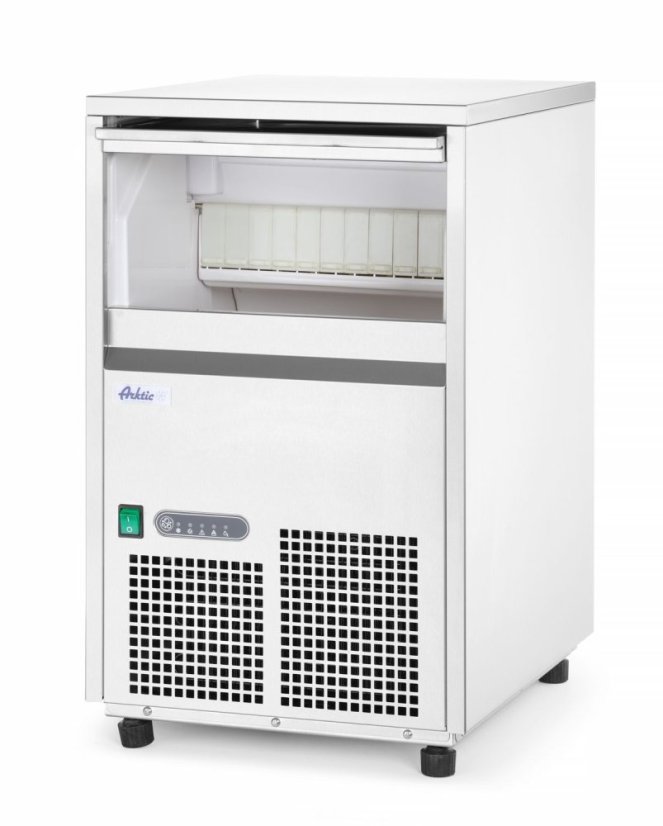 Stroj na výrobu kostek ledu, Arktic, Stříbrná, 230V/385W, 520x380x(H)637mm