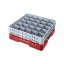 Cambro Koš Camrack 25 pozic, výška sklenice 25,8 cm - Červená