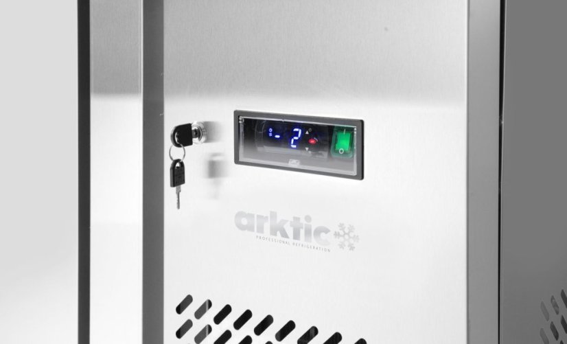 Chladicí pult, dvoudveřový, Arktic, Profi Line, 215L, 230V/250W, 700x1350x(H)839mm