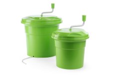 Odstředivka na salát, HENDI, 12L, Zelená, ⌀335x(H)430mm
