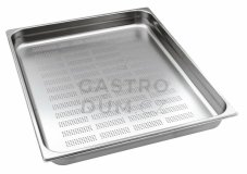 Gastronorm GN 2/1 (h=20 mm) nerezová děrovaná