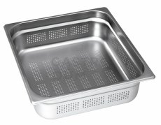 Gastronorm GN 2/3 (h=40 mm) nerezová děrovaná