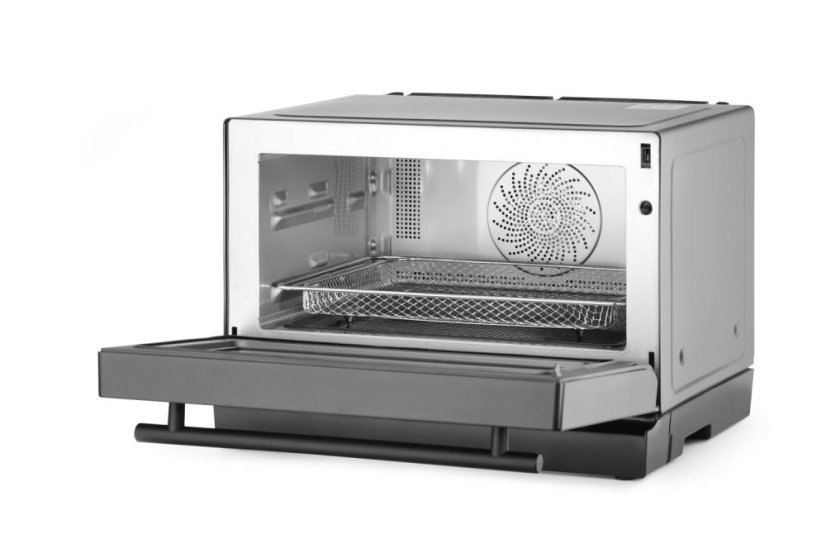 Mikrovlnná trouba, multifunkční 4-v-1, HENDI, Černá, 230V/2350W, 462x492x(H)338mm
