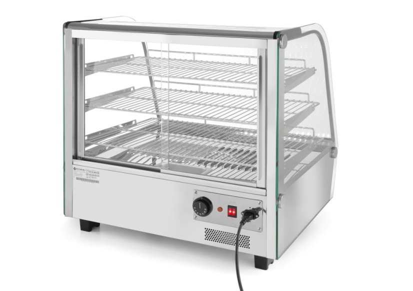 Vyhřívaný pultový displej, HENDI, 120 litrů, 230V/1100W, 685x575x(H)680mm