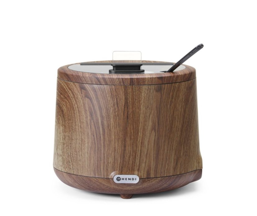 Kotlik na polévku UNIQ, HENDI, designed by Robert Bronwasser, Dřevo, 230V/500W, ⌀365x(H)325mm