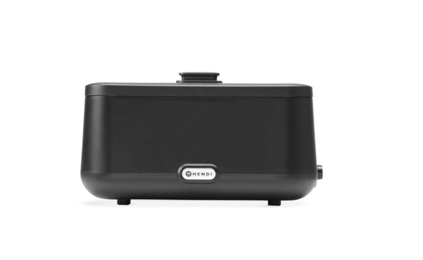 Chafing dish UNIQ, analogové ovládání, HENDI, GN 2/3, Černá, 230V/500W, 403x454x(H)248mm