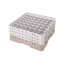 Cambro Koš Camrack 49 pozic, výška sklenice 30 cm - Béžová
