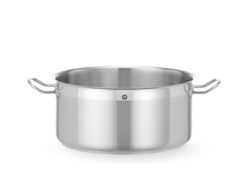 Pánev na dušení nízká, bez víka, HENDI, Profi Line, 12L, ⌀320x(H)150mm, Kulatý