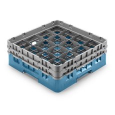 Cambro Koš Camrack 16 pozic, výška sklenice 25,8 cm - Tyrkysová