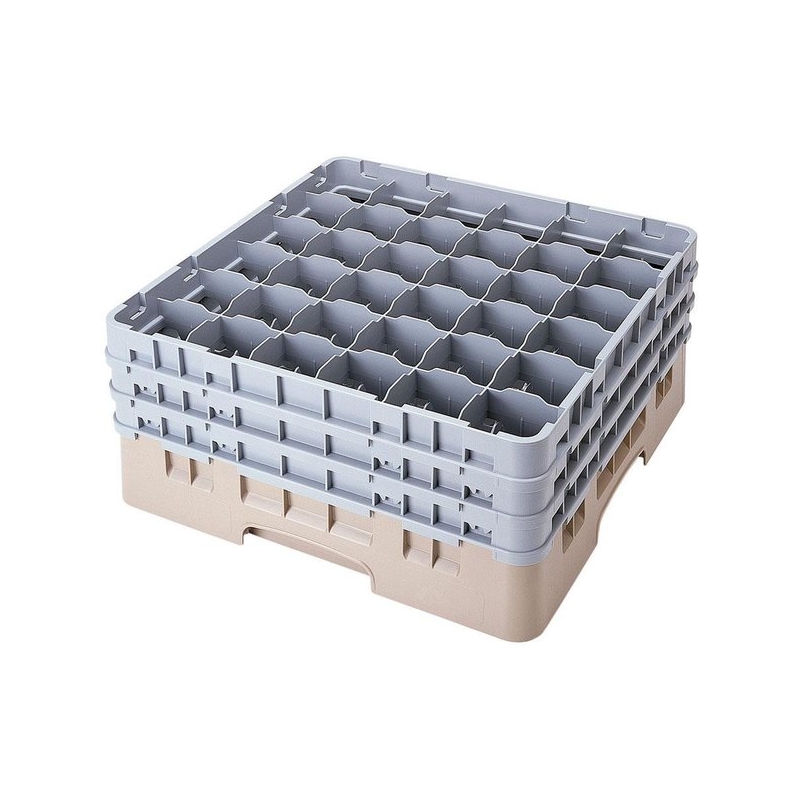 Cambro Koš Camrack 36 pozic, výška sklenice 15,2 cm - Béžová