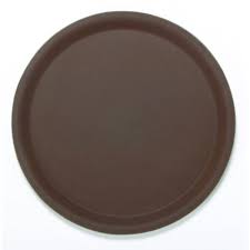 Cambro Camtread podnos protiskluzový kulatý pr. 35,5 cm, černá