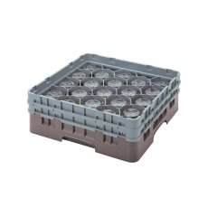 Cambro Koš Camrack 20 pozic, výška sklenice 9 cm - Hnědá