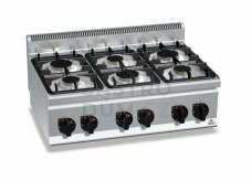 Plynový sporák Bertos G6F6BPW (28,5 kW)