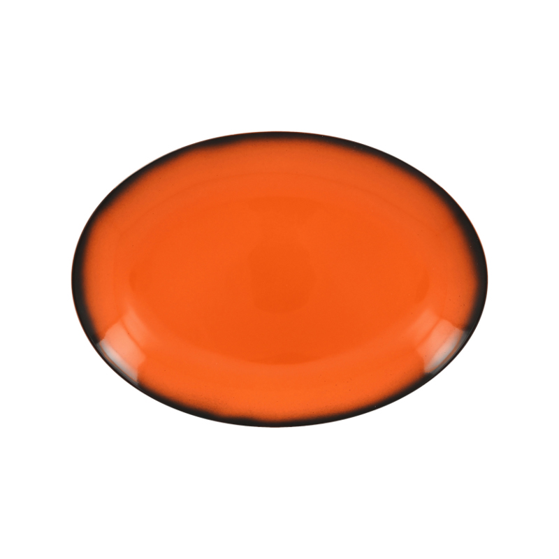 RAK Porcelain RAK Talíř oválný 26 x 19 cm, oranžová | RAK-LENNOP26OR