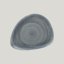 RAK Porcelain RAK Spot talíř mělký 24 × 19,5 cm, šedomodrý | RAK-SJDFLFP24