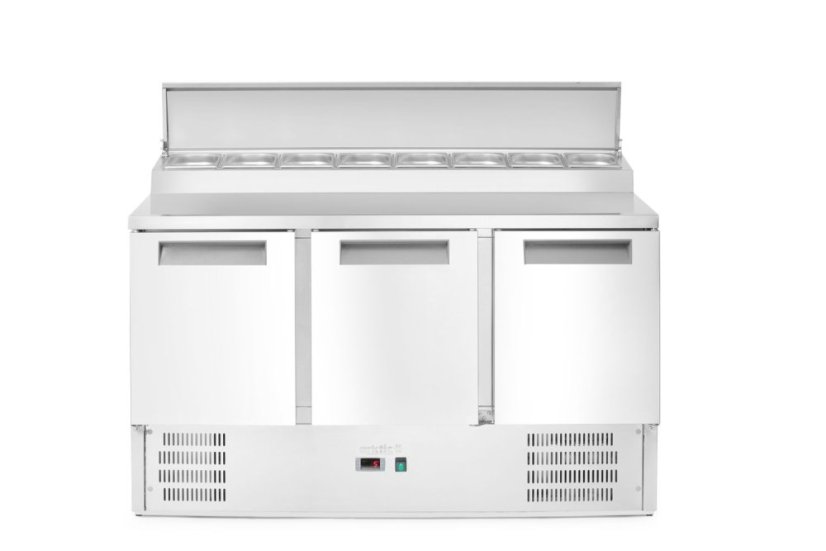 Třídveřový chladicí stůl s nástavcem, Arktic, 219L, 230V/152W, 700x1365x(H)990mm